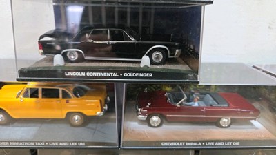 Lot 155 - BOX OF 24 JAMES BOND SCALE MODELS