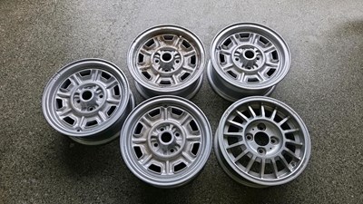 Lot 773 - 5X FIAT , REFURBISHED ALLOY WHEELS 5.5JX13