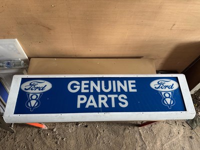 Lot 61 - GENUINE PARTS LIGHT UP SIGN 49" X 14"