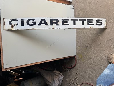 Lot 169 - CIGARETTE REPRO ENAMEL SIGN