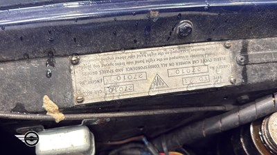 Lot 712 - 1963 ALVIS TD21