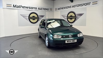 Lot 314 - 2000 VOLKSWAGEN GOLF V6 4MOTION