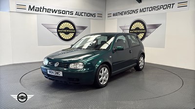 Lot 314 - 2000 VOLKSWAGEN GOLF V6 4MOTION