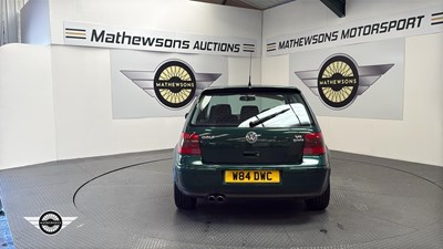 Lot 314 - 2000 VOLKSWAGEN GOLF V6 4MOTION