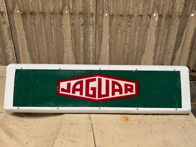 Lot 701 - JAGUAR LIGHT UP SIGN 49" X 14"