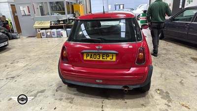 Lot 589 - 2003 MINI MINI ONE - ALL PROCEEDS TO CHARITY