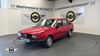 Lot 134 - 1981 ALFA ROMEO GIULIETTA