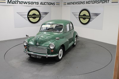 Lot 574 - 1967 MORRIS MINOR 1000