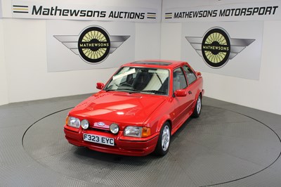 Lot 726 - 1989 FORD ESCORT RS TURBO