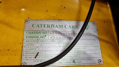 Lot 178 - 1997 CATERHAM SUPER SEVEN SPRINT