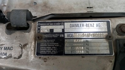 Lot 313 - 1988 MERCEDES 190E "COSWORTH"