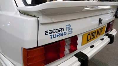 Lot 203 - 1985 FORD ESCORT RS TURBO