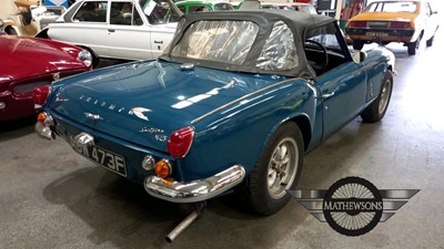 Lot 279 - 1968 TRIUMPH SPITFIRE MK3