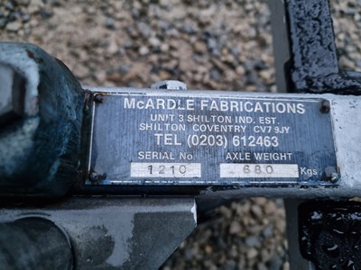 Lot 443 - MCCARDLE CAR RECOVERY TOWING DOLLY