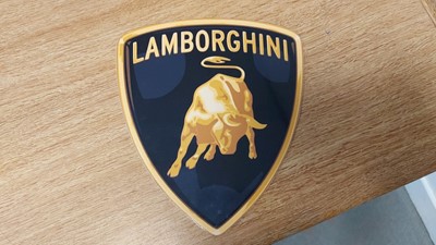 Lot 545 - LAMBORGHINI SHIELD SIGN