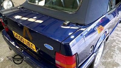 Lot 664 - 1990 FORD ESCORT SE500 CONV
