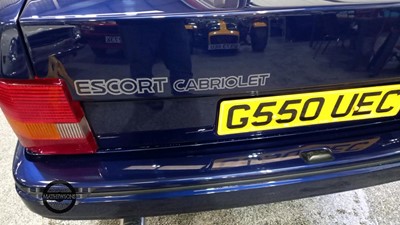 Lot 664 - 1990 FORD ESCORT SE500 CONV